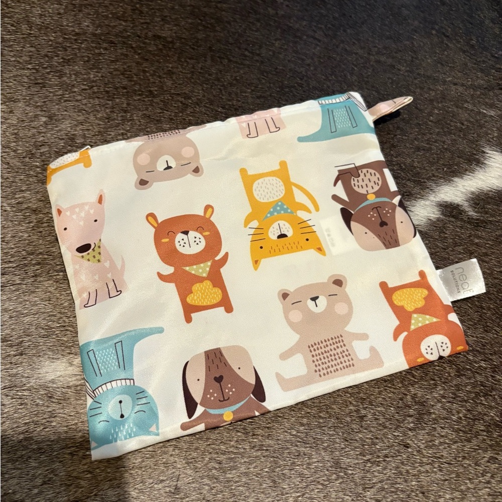Neat Solutions Wet N’ Dry Diaper Storage Container - Animals